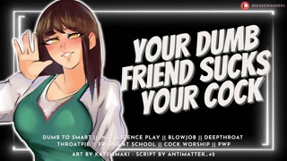 Your Classmate Sucks Your Cock &amp; Swallows Your Cum to Get Smarter || Audio Roleplay
