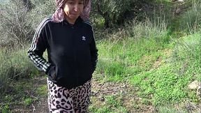 This Turkish girl is SHOCKED !!! I take out my big cock in front of her and she lets me fuck her IN PUBLIC!!!