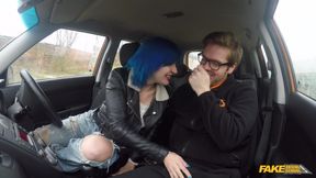 Ass Fuck Sex For Blue Haired Learner Fake Driving School