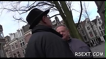 Stunning babe gets screwed hardcore style in amsterdam