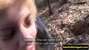 Amateur euro public fucked by imposter agent