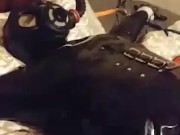 Latex Gas Mask Breath Play Bondage 2
