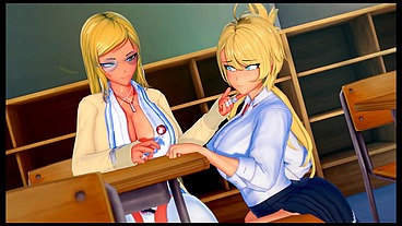 Futa's World of NTR [ FUTANARI HENTAI game PornPlay ] Ep.2 I want to fuck my stepbro's GF huge tits !