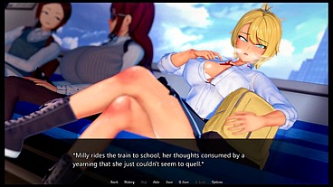 Futa's World of NTR [ FUTANARI HENTAI game PornPlay ] Ep.2 I want to fuck my stepbro's GF huge tits !