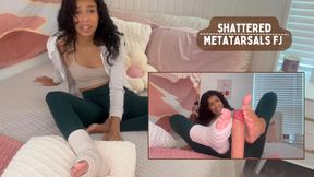 GF Gives Footjob With Shattered Metatarsals Feat Aria Nicole 1080p