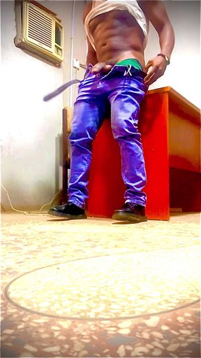 Jerking off Inside My Office