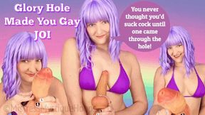 Glory Hole Made You Gay JOI - You can't help but suck a dick when it comes through the hole! - Make Me Bi, Bisexual Encouragement, Female Domination, Femdom, Jerk Off Instruction - MP4