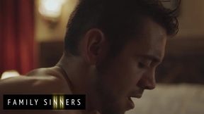 Stepson's Secret Desire: Stepmom Catches Him Peeking at Her in Lingerie!