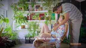 Intimate Chair Ride: Real Couple's Passionate Connection and Deep Pleasure