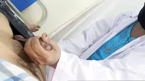 Desi Doc's Slaying Patient's Bed: Cowgirl Fucking on Clinic Sheets