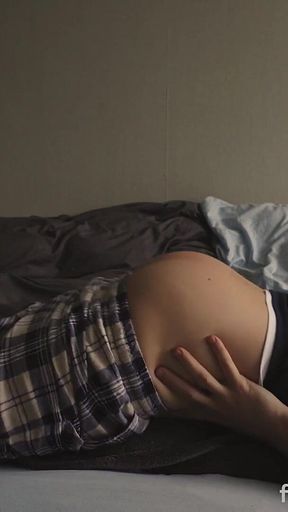 Morning Routine. Step-daddy Whispers in My Ear, Getting Turned on by Every Word Motivating to Orgasm