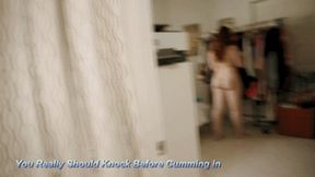 You Could have Knocked before Cumming in Step Dad (1080p)