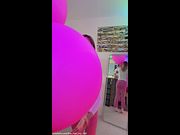 Nerdy Blonde Teacher Shows You Her HUGE BALLOONS! (JIGGLE PHYSICS!)