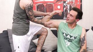 Blonde Babe Max Gengenbuck Fucked Hard By Huge Dick Of Alex Van's And Facialed