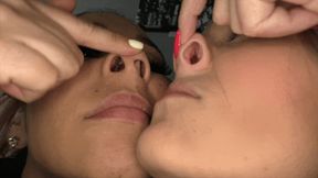 Sensual Nose Worship Fun With Jen Capone & Kitty Quinn - FULL (HD 1080p MP4)