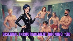 Bisexual Encouragement Gooning #3D: Bisexual Goon Abyss (Animated, Music, Text)