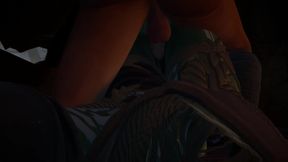 Pounding a Tribal Orc Woman Only to Cum on Her Tits