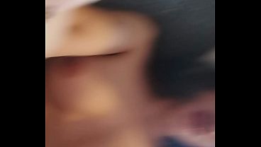 Nicole N Fatasy transgender model playing with her big and long cock for the camera