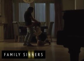 Tyler Nixon and Kayley Gunner get wild as MILF gets too horny for her son-in-law's touch