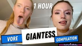 Vore Giantess Compilation One Hour - 6 Full Length Videos in One Spectacular Comp - POV Giantess - Eating Vore - Humiliation - Shrinking - Tiny Man - Food Porn - Power Exchange