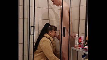 Wet Fur Coat Shower Sex