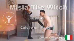 Calci e umiliazione per un gran coglione - Kicks and humiliation for a big moron