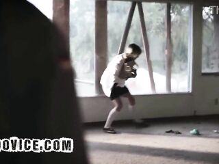 Homeless Guy Bangs 2 Bratty Women in a Abandoned Abode