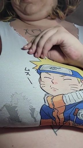 Cutting My Shirt so It Can Fit Them Better (sfw)