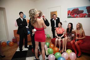 Stunning banging. screwing women at a B-day party