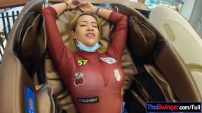 Curvy Asian MILF GF pleasures and rides her two week boyfriends big cock&#x1F346;