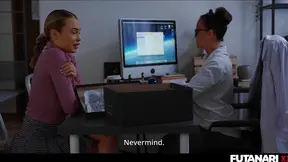 Futuristic Teacher Seduces Student With Her Cock For Ultimate Pleasure Night