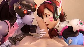 Tracer And Other Characters Have Sex In Overwatch Porn