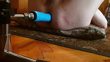 Fucking machine anal solo jerking