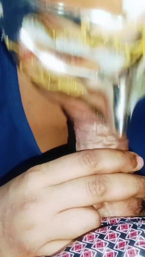 Desi bhabhi giving blowjob till cumshot in mouth - horny neha bhabhi blowjob face fucking video with clear Hindi voice   Clip 1