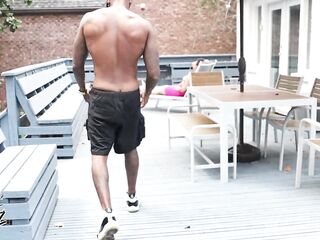 PREVIEW!!! BUBBLE ASS LATIN CHICK KRYSTAL PLAYS GETS DICKED DOWN AND SCREWED BY BBC AFTER A MORNING STRETCH