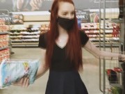 Tommy Chong Uses Toy On Petite Redhead While She's On Her Period
