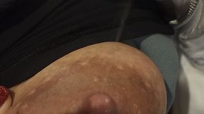 Auto Lactation on Cock and Milk Spraying