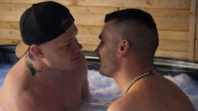 Holiday Heatwave - Night Time Hot Tub Intimacy.