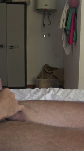 hairy stepmom shows her hairy pussy to her masturbating stepson   Clip 3