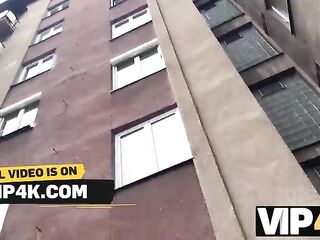 VIP4K. This chab wasn't giving her BIGGEST BOOBS any joy, so this babe decided to bang a stranger right in front of him