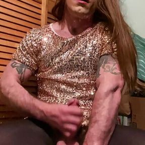 David Crossdressing jerk off