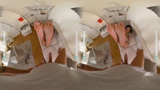 DDFNetwork VR - Coco De Mal 180 POV VR Footjob Fuck