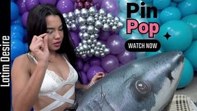 Dani’s Irresistible Urge to Pop Intex Shark - 4K