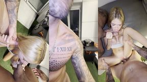 18-year-old teen lets us film how we destroy her with two huge cocks - rossa vaxx