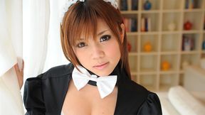 Naughty Maid Nene Azami has huge tits that get cum all over them