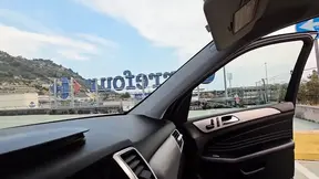 Horny Driver Fucks Me in the Supermarket Parking Lot