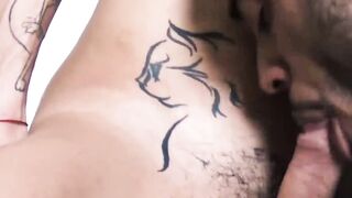 LatinoJuice.com - Will & Kendro - Tattooed dude Kendro inserts his throbbing cock in