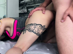 GERMAN SISTER wake up STEP BRO with Sex after Party