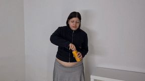 Stretching and burping