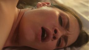 Interracial sex-Petite latina with tight pussy fucks her ebony husband after work